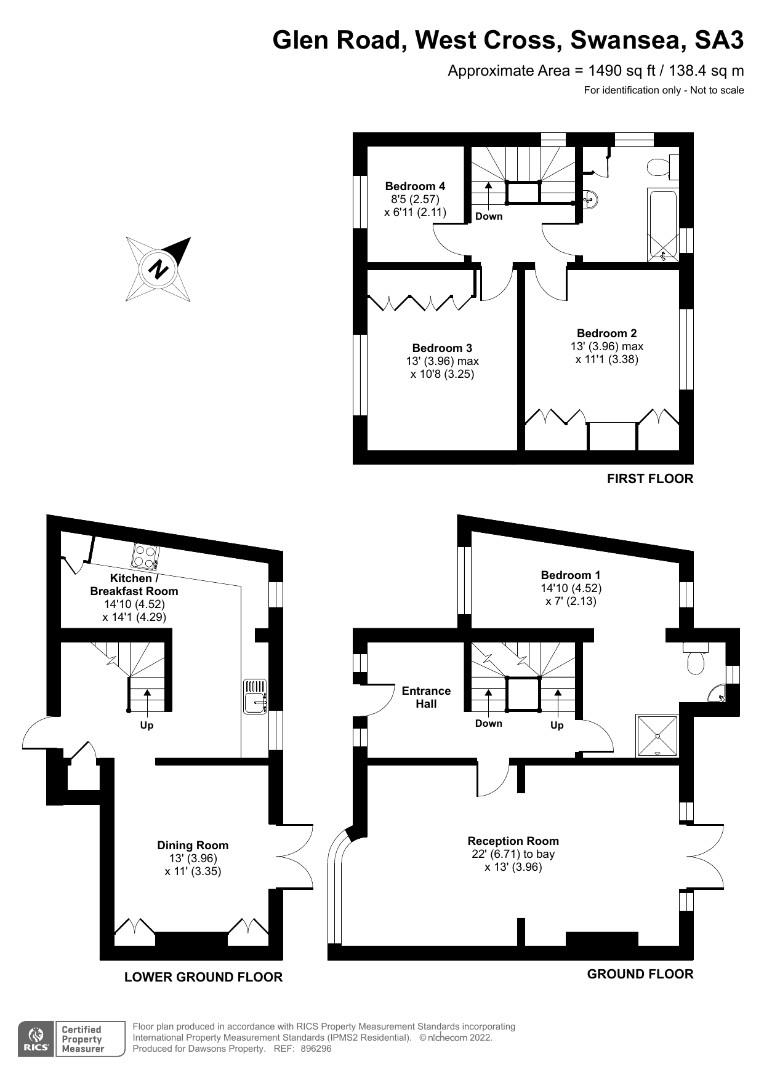 Glen Road, West Cross, Swansea, £370,000 Dawsons Property